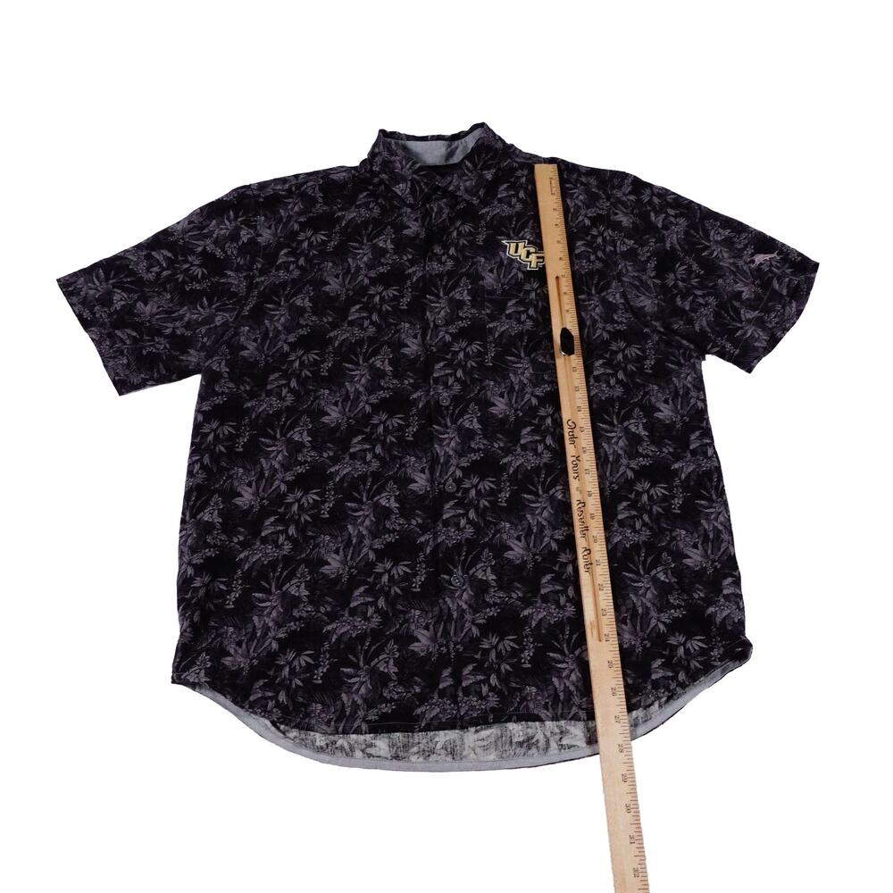 UCF Tommy Bahama Floral Hawaiian Button Up University Central Florida Medium - Picture 5 of 9
